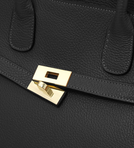 TL142507 – Origami - leren tote