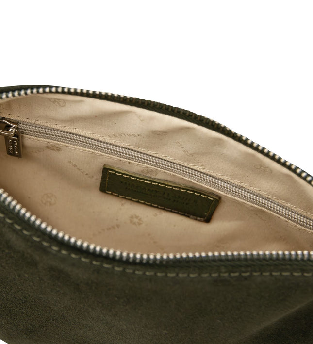 TL142495 – Nomade - Suede leren fringe clutch