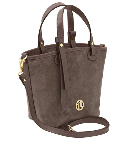 TL142261 – Glacette - Suede leren bucket bag