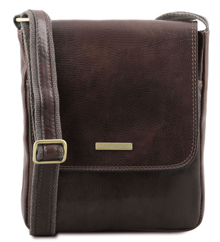 TL142464 - Tuscany Leather – John - Leren crossbody tas voor heren