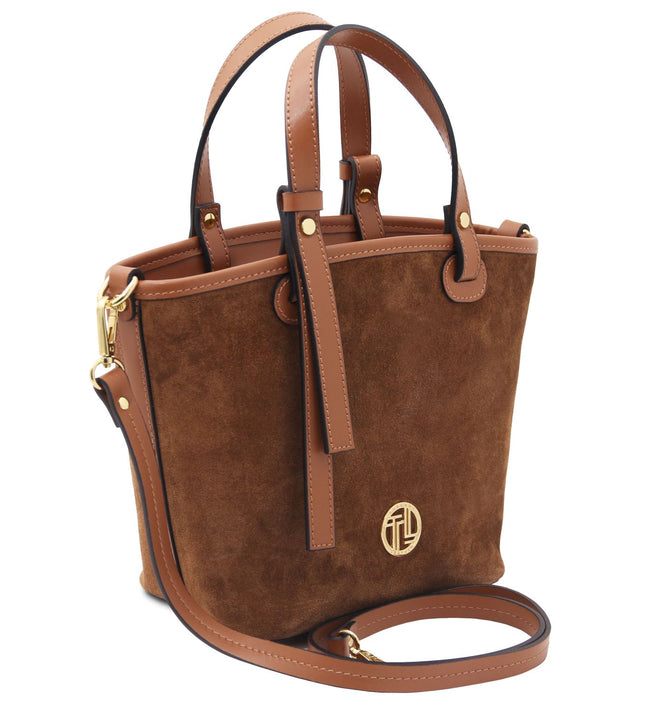 TL142261 – Glacette - Suede leren bucket bag