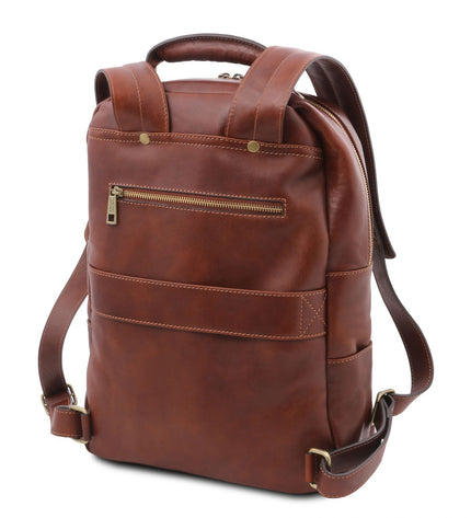 TL142205 – Melbourne - leren laptop backpack
