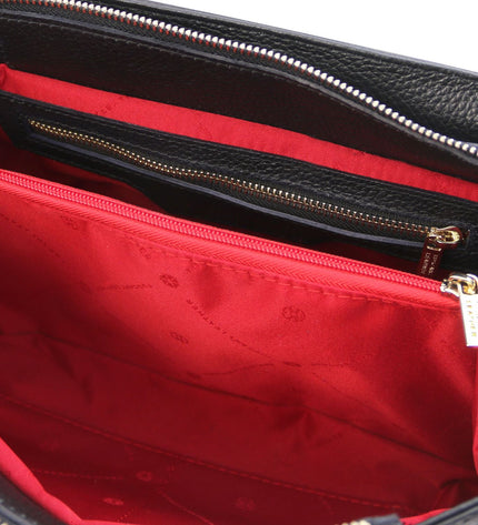 TL142353 – Elettra - Soft leren shoulder bag