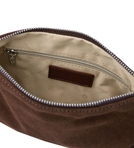 TL142495 – Nomade - Suede leren fringe clutch