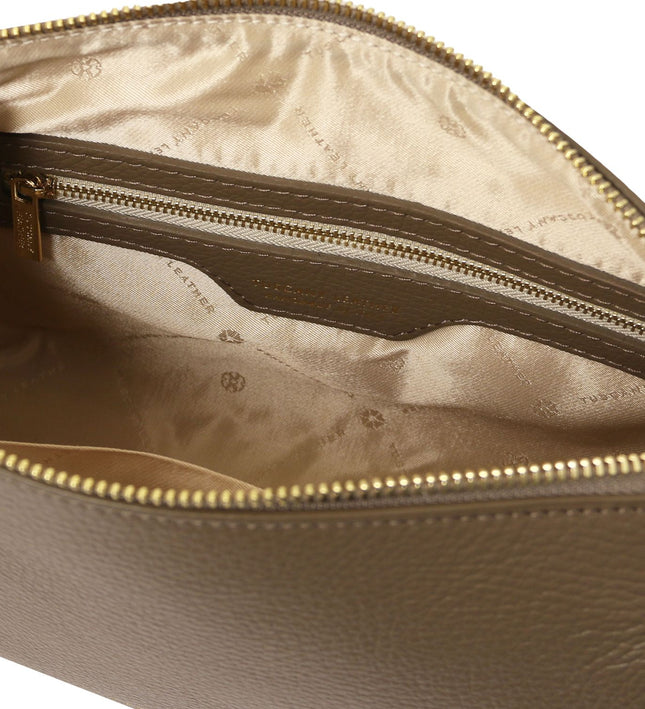 TL142422 – Praline - Soft leren duffle bag