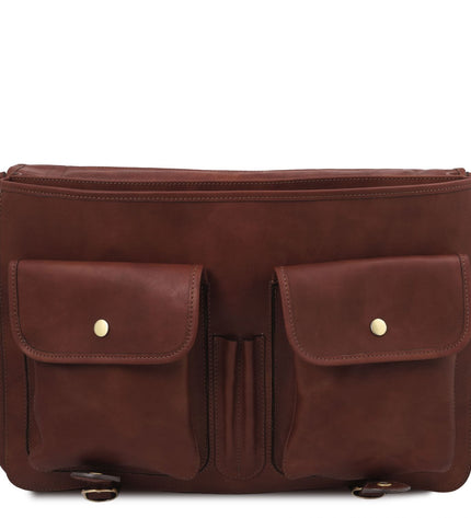 TL142073 – Ancona - leren messenger bag