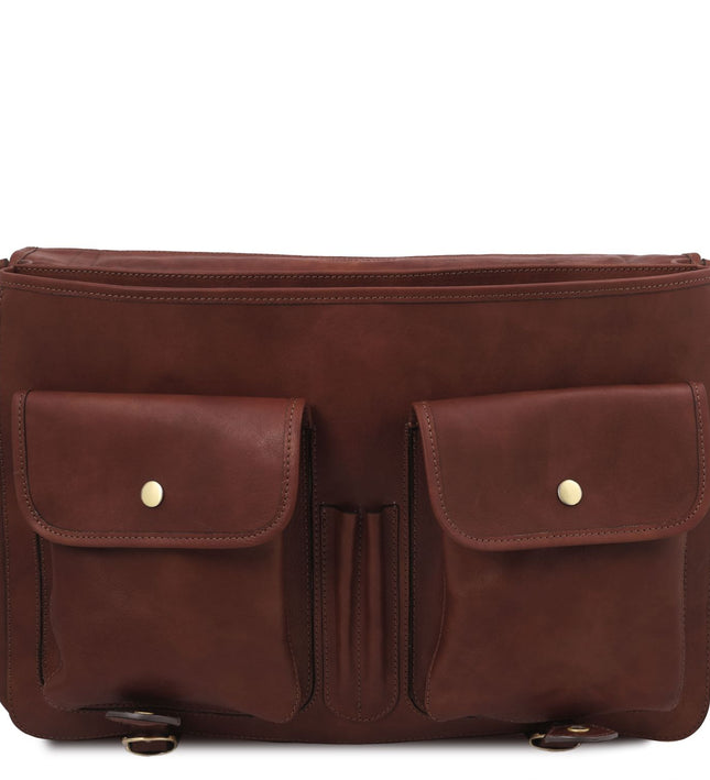 TL142073 – Ancona - leren messenger bag