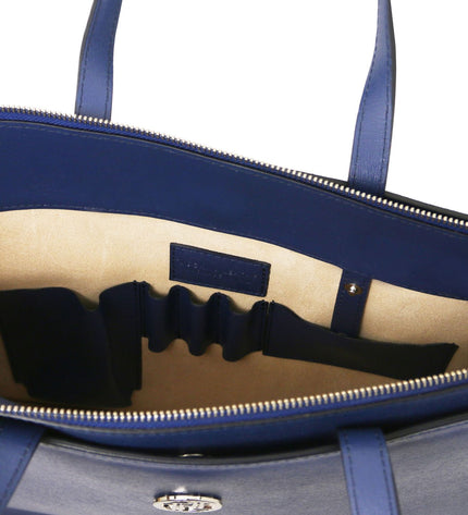 TL141369 – Palermo - Saffiano leren briefcase 3 compartments for women