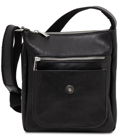 TL141407 – Jimmy - leren crossbody bag for men with front pocket