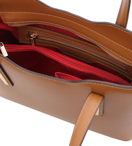TL141521 – Olimpia - leren tote - Small size