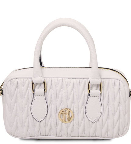 Tuscany Leather – Mousse - Leather handbag – Wit (TL142447)