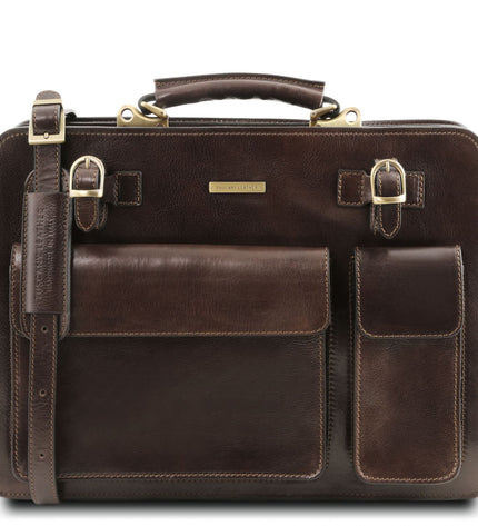 TL141268 – Venezia - leren briefcase 2 compartments