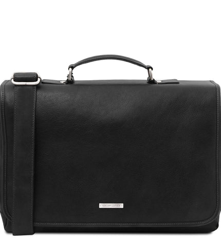 TL142068 – Mantova - leren multi compartment TL SMART briefcase with flap