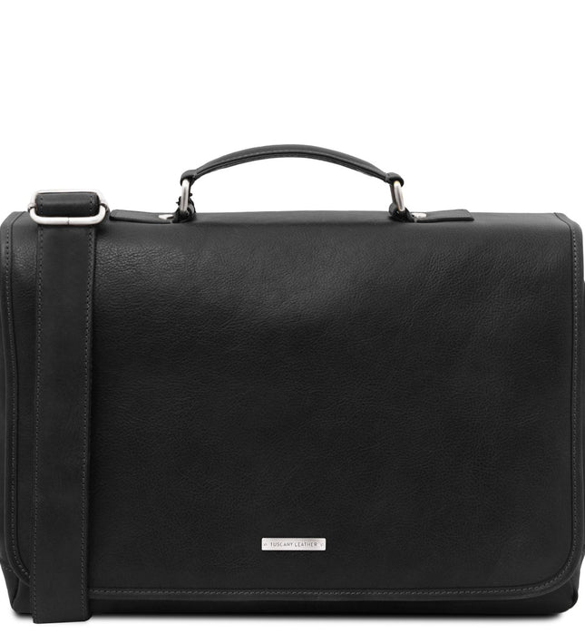 TL142068 – Mantova - leren multi compartment TL SMART briefcase with flap