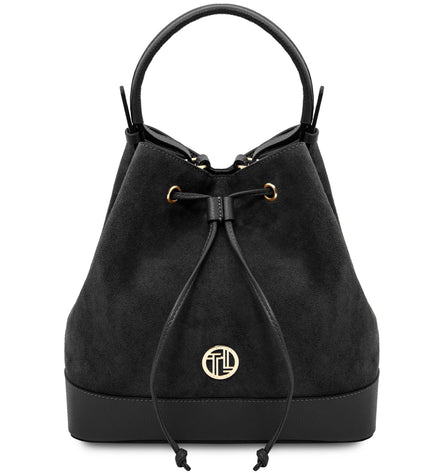TL142476 – Minerva - leren bucket bag