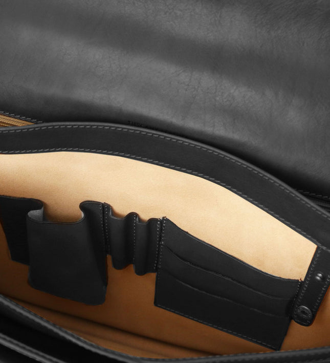 TL142448 – Cremona - leren briefcase 3 compartments