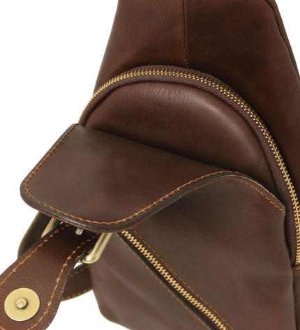 TL142423 – Kevin - leren crossover bag