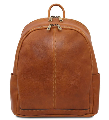 TL142460 – Canberra - 2 Compartments leren backpack