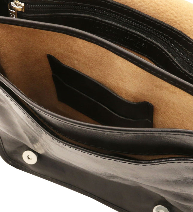 TL141255 – TL Messenger - Two compartments leren shoulder bag