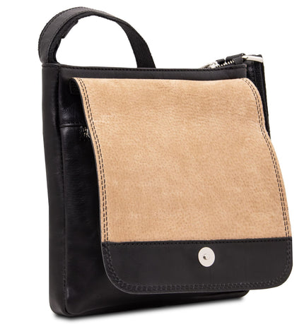 TL141407 – Jimmy - leren crossbody bag for men with front pocket