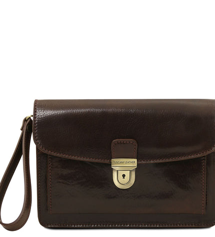 TL8075 – Max - leren handy wrist bag