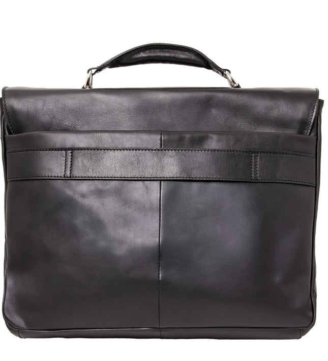 TL142067 – Alessandria - leren multi compartment TL SMART laptop briefcase