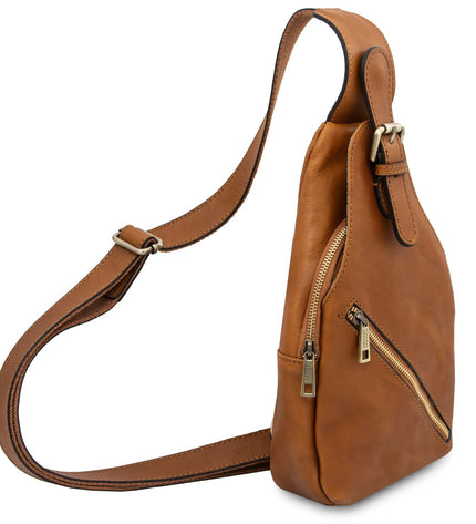TL142423 – Kevin - leren crossover bag