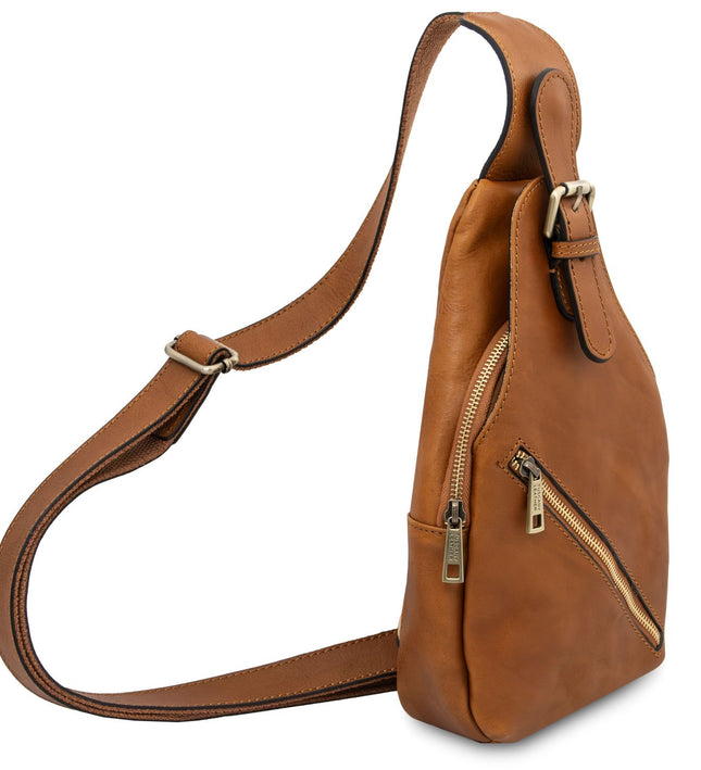 TL142423 – Kevin - leren crossover bag