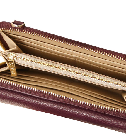 TL142433 – Urania - leren wallet/phone holder with strap