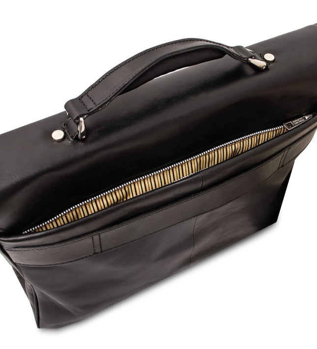 TL142067 – Alessandria - leren multi compartment TL SMART laptop briefcase