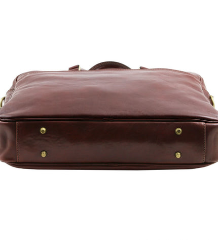 TL141241 – Urbino - leren laptop briefcase with front pocket