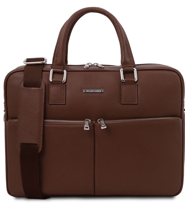TL141986 – Treviso - leren laptop briefcase
