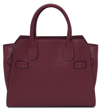 TL142507 – Origami - leren tote