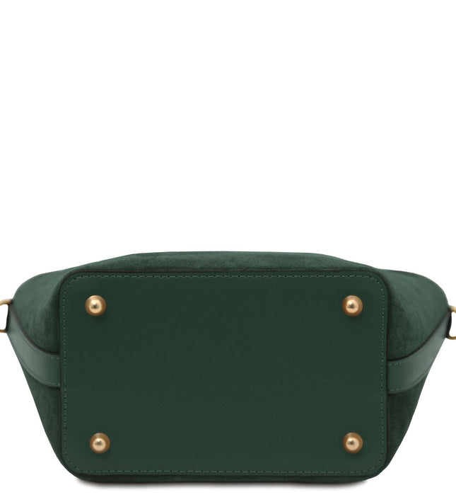 TL142261 – Glacette - Suede leren bucket bag