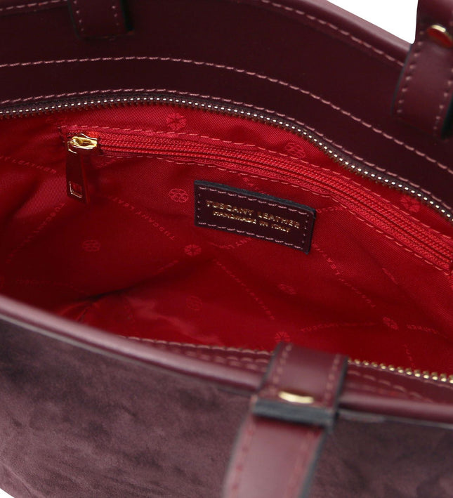 TL142261 – Glacette - Suede leren bucket bag