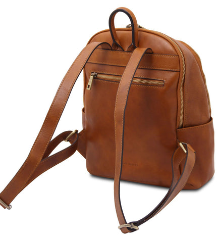 TL142460 – Canberra - 2 Compartments leren backpack