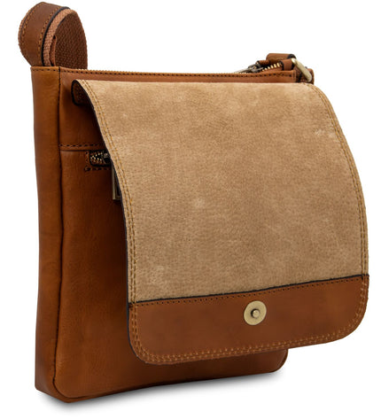 TL141407 – Jimmy - leren crossbody bag for men with front pocket