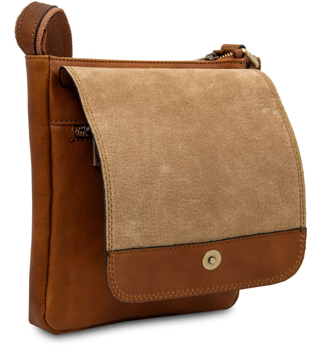 TL141407 – Jimmy - leren crossbody bag for men with front pocket