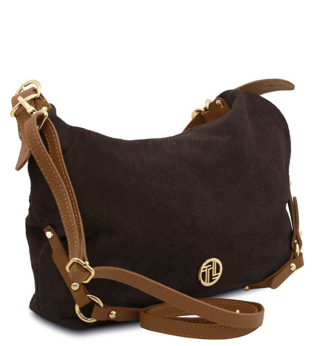 TL142419 – Sierra - Suede leren shoulder bag